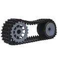 thumbnail image 2 of 2x Rueda de Carga Oruga de Plástico con Orugas - Chasis de Automóvil Robot Kits de Ensamblaje boratorio de - Jugue Yotijar Rueda de oruga, 2 of 10