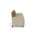 thumbnail image 4 of Lesro Ravenna Lounge Reception 3 Seat Tandem Seating in Brown, 4 of 5