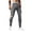Gray, variant on Miqool Men's Classic Five-Pockets Slim Fit Jeans Mid Rise Destroyed Ripped Skinny Stretch Jeans Denim Pants, Black