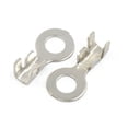 thumbnail image 1 of 100 Pcs Conectores de Terminal de Anillo Crimpado No Aislados para Estudio de 7 mm de Diámetro, 1 of 2