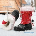 thumbnail image 4 of Dream Pairs Boys & Girls Winter Snow Boots Mid-Calf Water-Resistant Anti-Slip Shoes with Faux Fur Lining (Little/Big Kids), 4 of 6