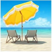 Rio Brands UT-01 Plastic Umbrella Table, White, 18" x 3.5"