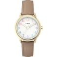 thumbnail image 1 of Timex TW2W32400 Montre pour Femme Easy Reader à Bracelet en Cuir Brun, 1 of 5