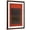 Brown Frame, variant on Art.com Light Red Over Black Giclee Print by Mark Rothko, 12" x 18"
