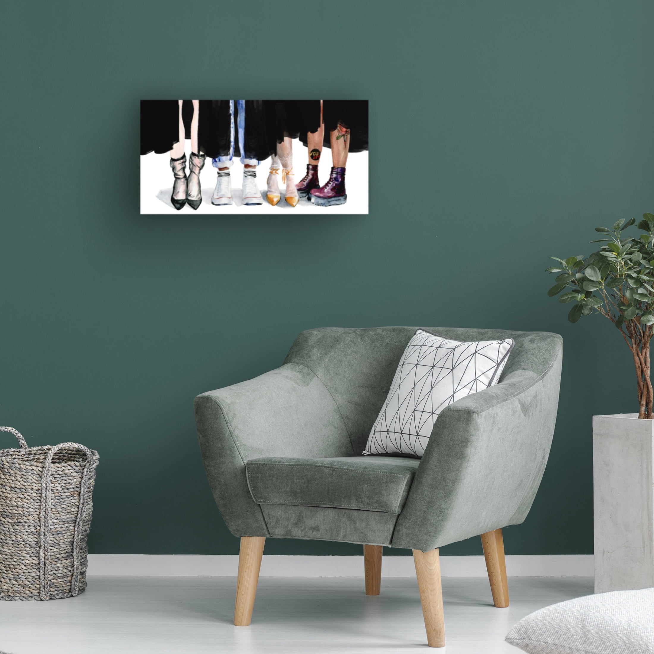 Canvas Wall Art - Jennifer Paxton Parker 'Graduation Day III' Wall Art for Living Room, Bedroom, or Office Décor by Trademark Fine Art - 24 x 12 Inches