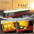 thumbnail image 3 of Juego de bloques de construcción INSOON Titanic Ship con LED, 1883 piezas, más de 10, 3 of 9