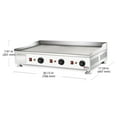 thumbnail image 2 of ALDKitchen Flat Top Griddle | Teppanyaki Grill with Three Thermostats | No plug | Cooking Surface | 30.15" x 17.59", 2 of 9