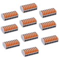 thumbnail image 1 of 10 Pieces tie Rod nut Wire Connector 8-Port PCT-218 Classified Conductor Compact Terminal Cable Connect, 1 of 5