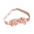 thumbnail image 3 of Baby Girl Flower Headbands - Elastic Hair Band Crown Flower Wraps for Newborn Infant Toddler, 3 of 3