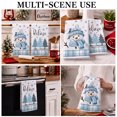thumbnail image 4 of Sm:)e Blue Buffalo Plaid Snowman & Christmas Tree Winter Christmas Kitchen Towels Dish Towels, 18x26 Inch, Set of 4，Daily Christmas Decor Hand & Dish Towels, 4 of 6