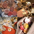 thumbnail image 4 of 1pc Wax Seal Stamp A Cat Catching Butterflies Pattern 0.98" Sealing Wax Stamp with Brass Seal Wood Handle, 4 of 7