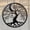 Ver A, variant on Tree of Life Metal Wall Art, Sun Moon Celestial Decor