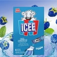 Icee Blue Raspberry Flavor Sugar-Free Drink Mix 12 Sticks Singles Box ...