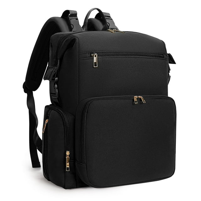 Mochila para pañales CEI-CEI de neopreno con cambiador negra