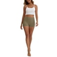 thumbnail image 2 of INSPIRE CHIC Women's Seamless High Waist Tummy Slimming Control Panties Slip Shorts for Under Dresses Boyshort L Brown, 2 of 5
