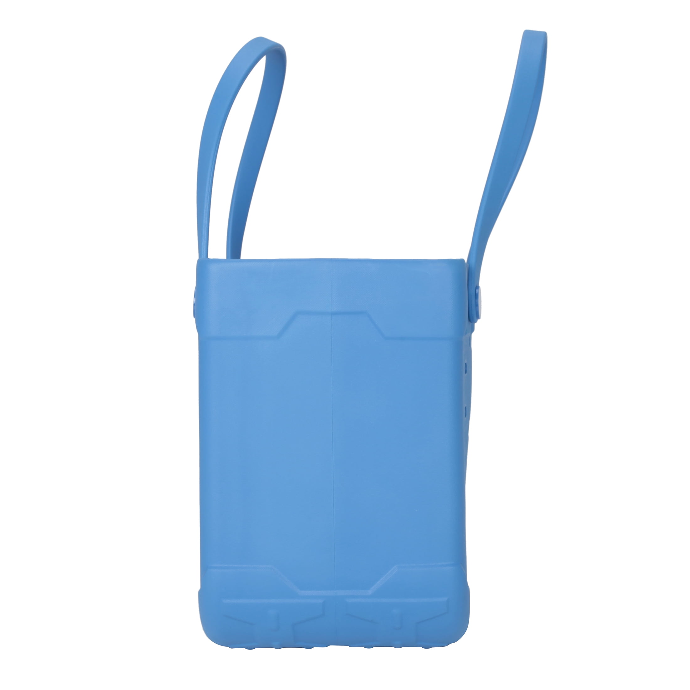Mainstays Large Flex Laundry Tote, Blue Isle, 18 in W x 8.75 in D x 13 in H