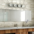 thumbnail image 6 of Artika Metropolitan 31 in. 4-Light Chrome Modern Vanity Light Bar for Bathroom with Clear Glass, 6 of 8