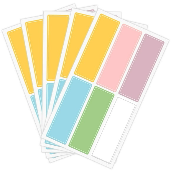 Label Stickers Waterproof 10 Sheet Self-Adhesive Name Tag Stickers Seal Stickers