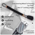 thumbnail image 2 of Senya Car Steering Wheel Lock, Seat Belt Lock, Anti-Theft Device, Max 17 Inch Length, Small and Light-Weight, Multi-Functional, Fit Most Vehicle, SUV, Golf Cart Security, 2 of 5