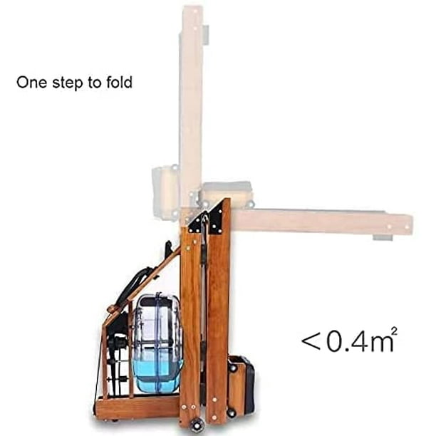 Water Rower Foldable Design for Easy Storage Water Resistance