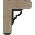thumbnail image 3 of 3 1/2"W x 13 1/2"D x 16"H Bradford Craftsman Ironcrest Smooth Bracket, Douglas Fir (2"W x 5 1/2"D x 8"H Iron Bracket), 3 of 5