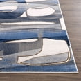 thumbnail image 3 of Abani Regal Modern Abstract Blue Circular Pattern Area Rug 2x3, 3 of 8