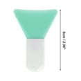 thumbnail image 4 of Unique Bargains 1 Pc Lightweight Large Flat Facial Mask Brush Green, 4 of 5