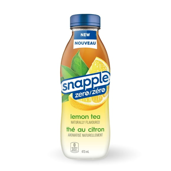 Snapple Zero Naturally Flavoured, Lemon Tea, 473mL, 473 mL