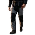 thumbnail image 2 of USNSM Men's Snow Ski Hiking Pants Waterproof Winter Fleece Lined Pants Elastic Waistband Outdoor Climb Pocket Pants Black XXS, 2 of 9