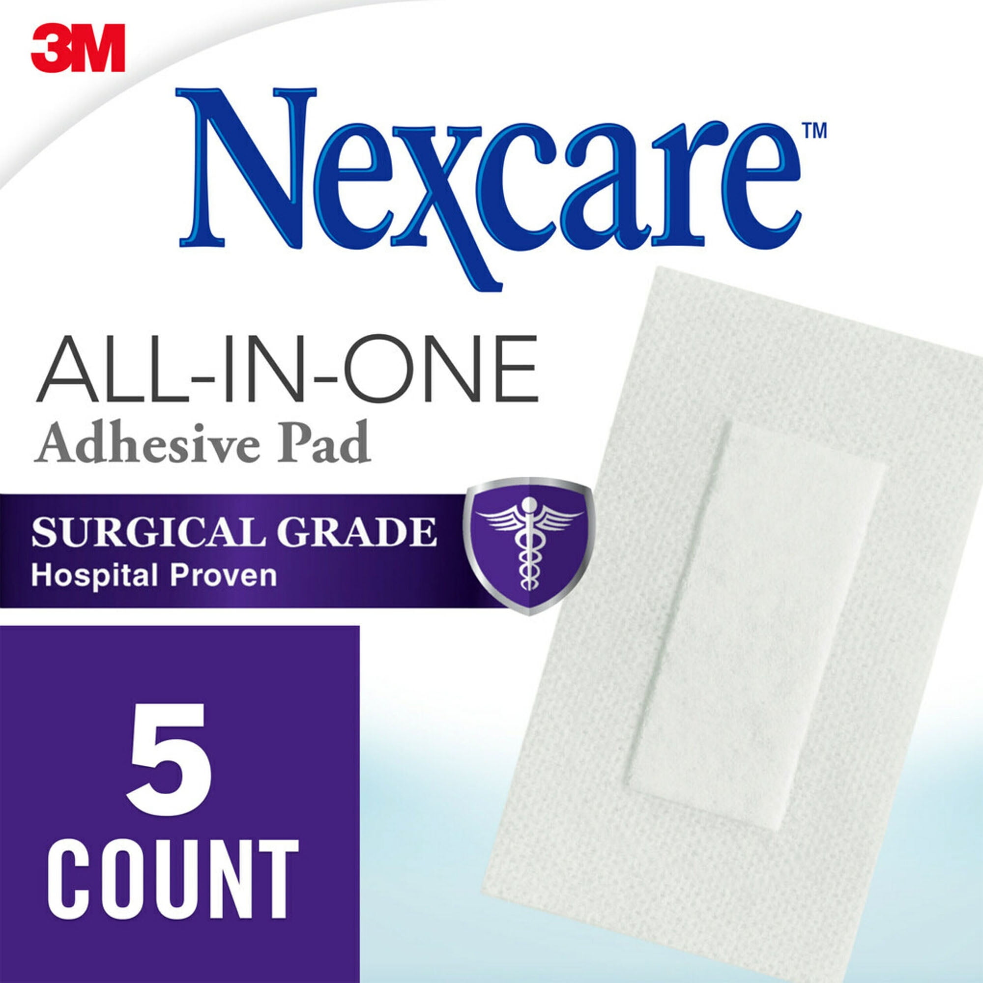Nexcare™ All-in-One Adhesive Pad, 2 3/8 in x 4 in