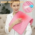 thumbnail image 4 of PEACNNG Electric Heating Pads  20” x 24” Heat Heating Pad with 6 Temperature Settings&2H Auto Shut Off  Fast Heating Pad for Cramps  Neck and Shoulders, 4 of 7