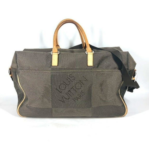 Pre-Owned LOUIS VUITTON M93015 Damier Geant Souverain Bag Travel Boston Canvas Men's... (Fair)