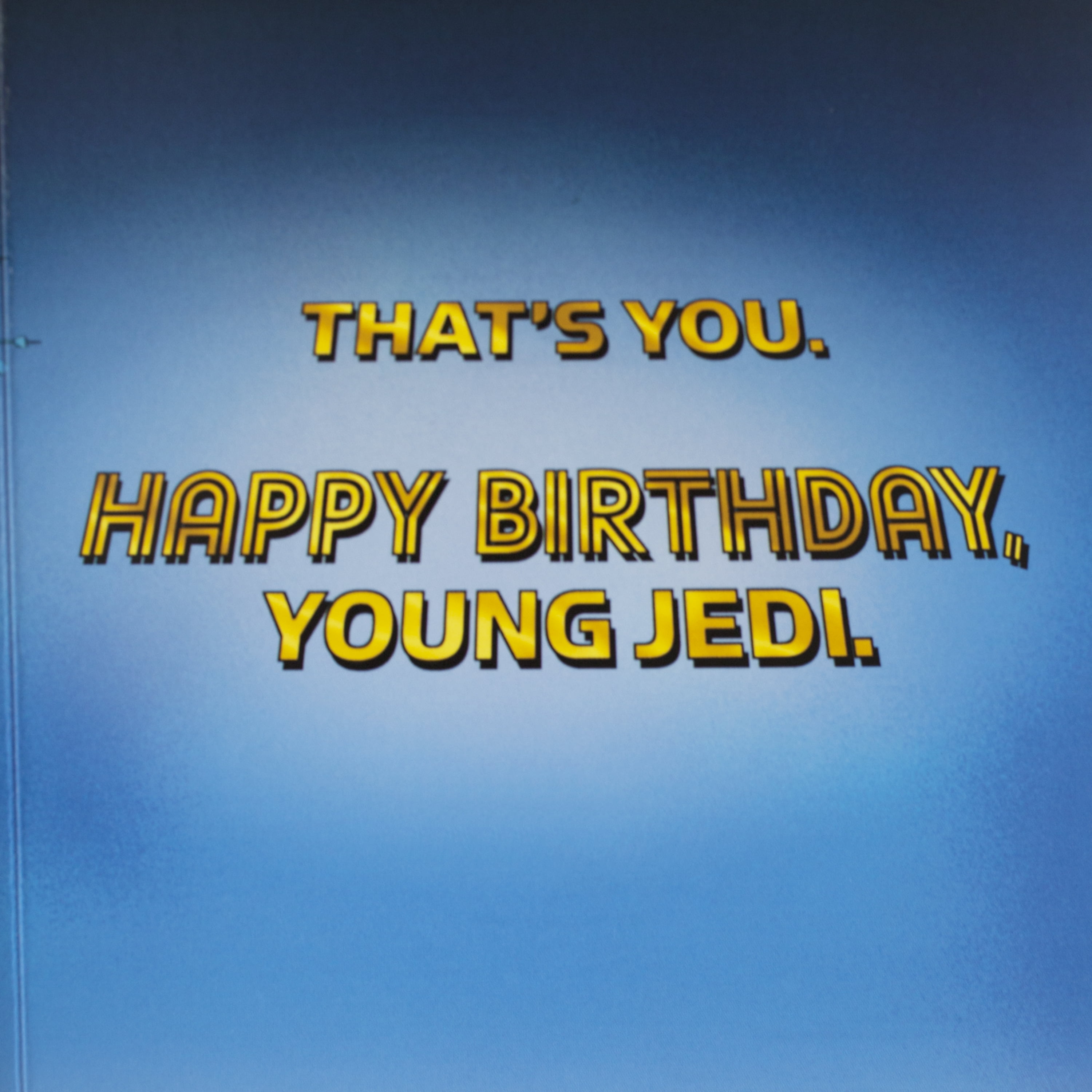 (2 pack) Hallmark Birthday Greeting Card (Star Wars, Happy Birthday Young Jedi)