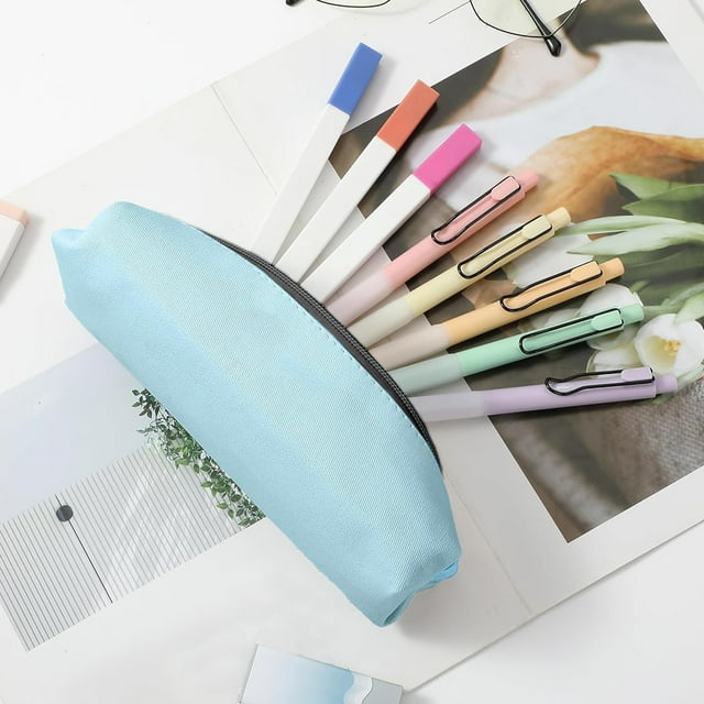 Lindo Estuche Portátil para Lápices, Estuche Grande para Bolígrafos, Organizador de Papelería para Adolescentes Universitarios y Niños.