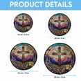 thumbnail image 6 of Religious Cross Suncatcher, Wildflower Window Hanging, Religious Cross Suncatcher, Jesus Suncatcher, Stained Glass Ornament 2025, Holiday Decoration, Seasonal Keepsake Gift,, 6 of 6