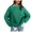 Green, variant on Lovskoo 2024 Sweaters for Women Long Sleeve 2023 Loose Round Neck Solid Color Lazy Style Knitted Pullover Sweater Blue