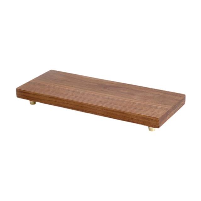 veasfak Wood Display Stand Wooden Riser Display Stand Wood Base Multifunctional Statue Display Ornament Display Stand for Flower Shop 30cmx12cmx3.7cm