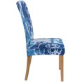 thumbnail image 3 of RYLABLUE Abstract Tie Dyed Pattern Stretch Chair Cover Protector Seat Slipcover for Dining Room Hotel Wedding Party Set of 4, 3 of 5