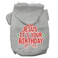thumbnail image 6 of Christmas Pet Dog  Cat Hoodie Screen Printed, "Go Jesus, It's Your Birthday", 6 of 10