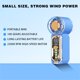 thumbnail image 4 of Ventilador portátil de mano de alta velocidad con luz nocturna, mini turbina transparente, recargable por USB, compacto para exteriores, camping y viajes., 4 of 6