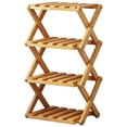 thumbnail image 2 of The 9-Tier No-Assembly Bamboo Rack, 2026 Upgraded Foldable 9 Tier Bamboo Corner Shoe Rack, Space-Saving Organizer for Shoes, No Assembly Narrow Shoe Shelf for Entryway Closet Dorm, 2 of 4