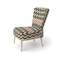 thumbnail image 3 of Designart "Vintage Boho Emerald Charm" Upholstered Modern Accent Chair and Boho Abstract Arm Chair, 3 of 5