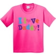 thumbnail image 3 of Inktastic I Love Daddy Girls Youth T-Shirt, 3 of 5
