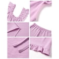 thumbnail image 6 of UVN Summer Pajamas for Women 2 Piece Ruffle Tank Tops and Short Pants Sleepwear Lounge Pajama Sets, 6 of 10
