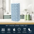 thumbnail image 2 of sruoe Towels, Hand Towel Set, Hand Towel Set of 12, Towel Sets for Bathroom Clearance, Face Towels, Modern Soft Comfortable Absorbent Lightweight Towels, Cotton, 2 of 6