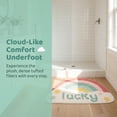 thumbnail image 5 of Unique Bargains Printed Rug Ultra Soft Absorbent Plush Bath Mat Rainbow Pattern 30" x 18", 5 of 7