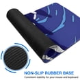 thumbnail image 2 of 31.5 x 11.8 Inch Gaming Mouse Pad XL in Vibrant Japanese Blue Wave Design: Non Slip Rubber Base with Stitched Edges, 2 of 7