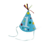 Décorations de premier anniversaire pour garçon - 1er anniversaire - Bannière de chaise haute en toile de jute et pack de chapeau en feutre