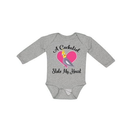 

Inktastic Cockatiel Bird Pet Gift Baby Girl Long Sleeve Bodysuit