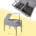 thumbnail image 7 of Aivituvin Tortoise Habitat, Wooden Tortoise House with Detachable Legs, Turtle Cage Reptile Terrarium with Lamp Holder, 7 of 7